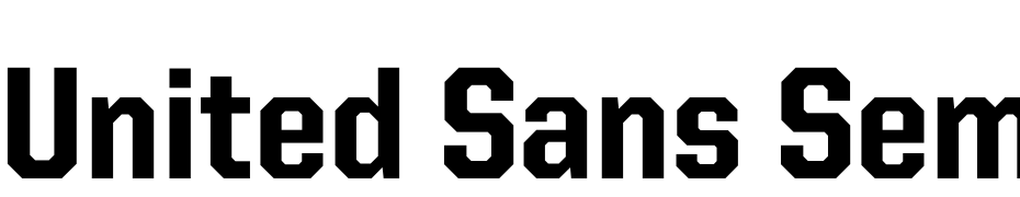 United Sans Semi Cond Heavy Yazı tipi ücretsiz indir